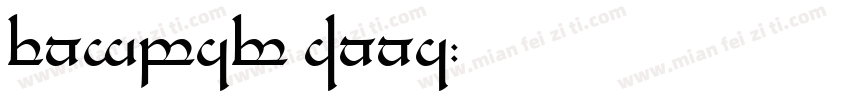 Tengwar Anna字体转换